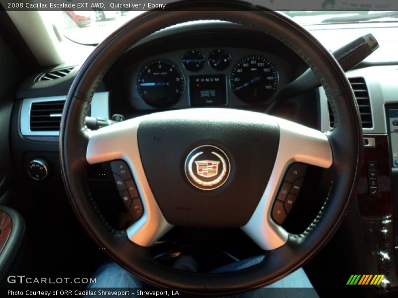 Quicksilver / Ebony 2008 Cadillac Escalade EXT AWD