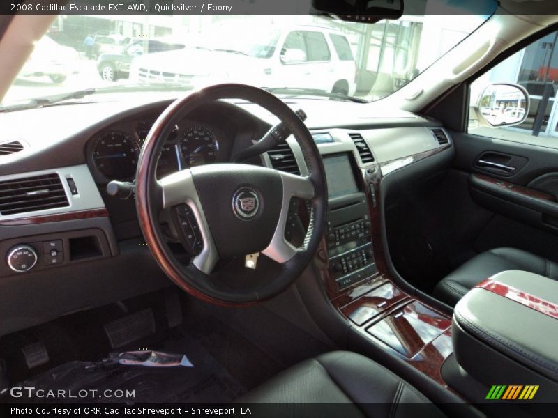 Quicksilver / Ebony 2008 Cadillac Escalade EXT AWD