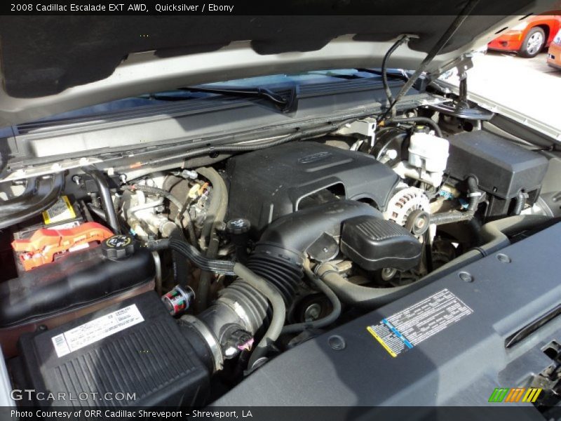 Quicksilver / Ebony 2008 Cadillac Escalade EXT AWD