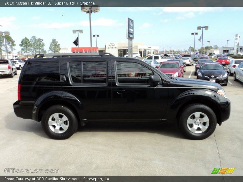 Super Black / Graphite 2010 Nissan Pathfinder LE