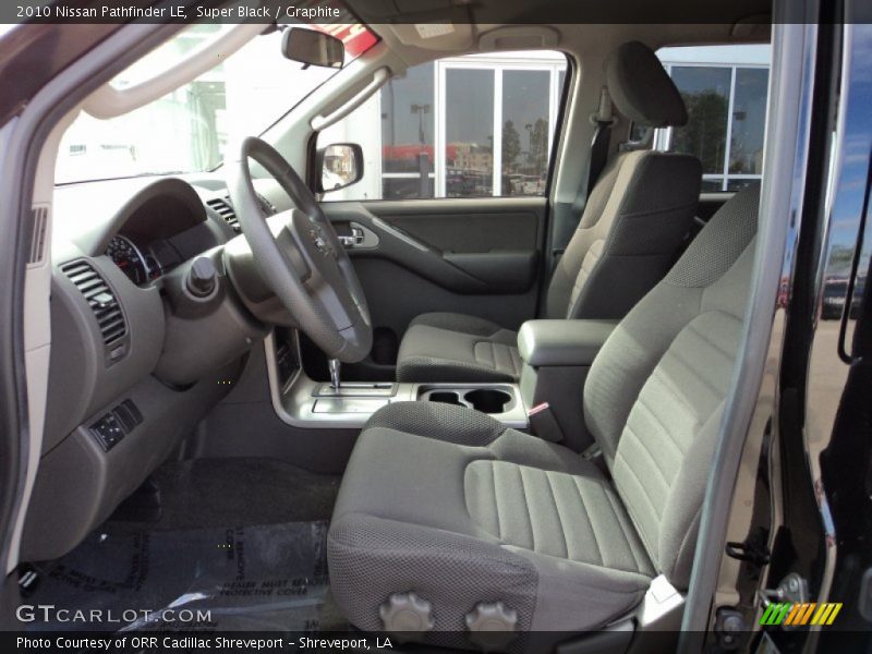 Super Black / Graphite 2010 Nissan Pathfinder LE