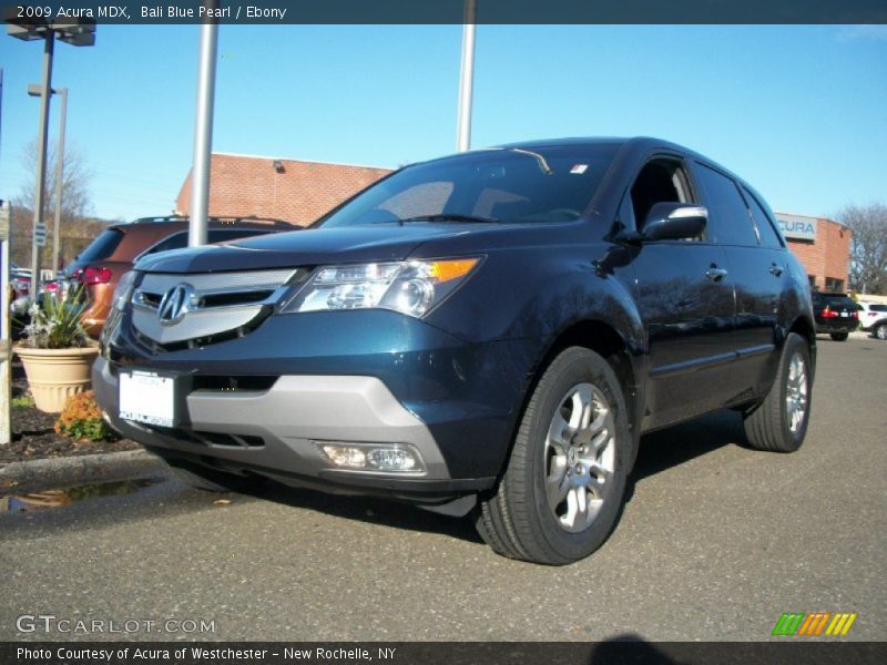 Bali Blue Pearl / Ebony 2009 Acura MDX