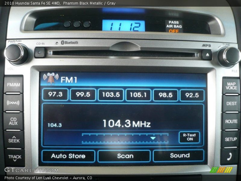 Audio System of 2010 Santa Fe SE 4WD