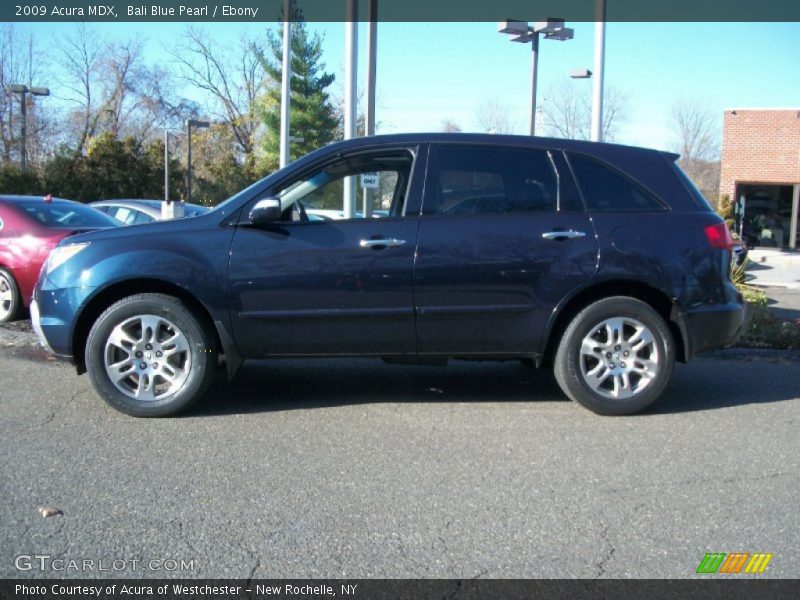 Bali Blue Pearl / Ebony 2009 Acura MDX