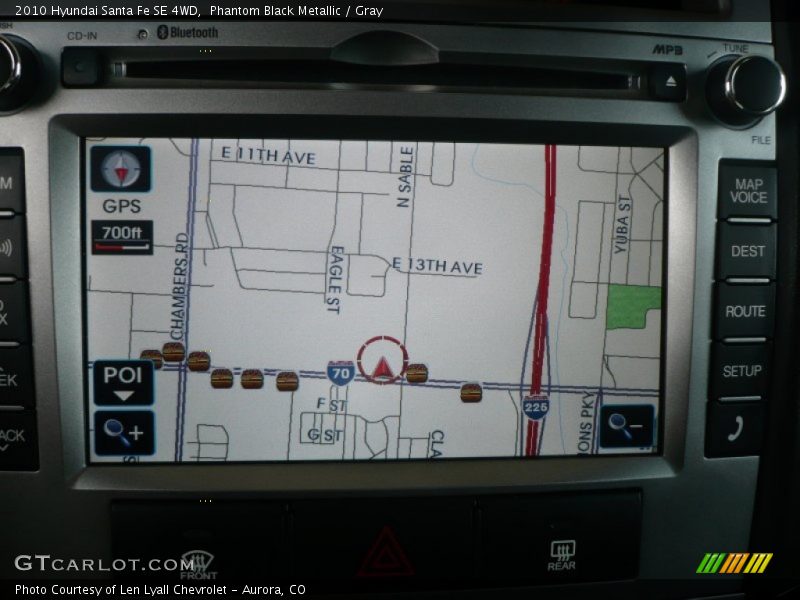 Navigation of 2010 Santa Fe SE 4WD