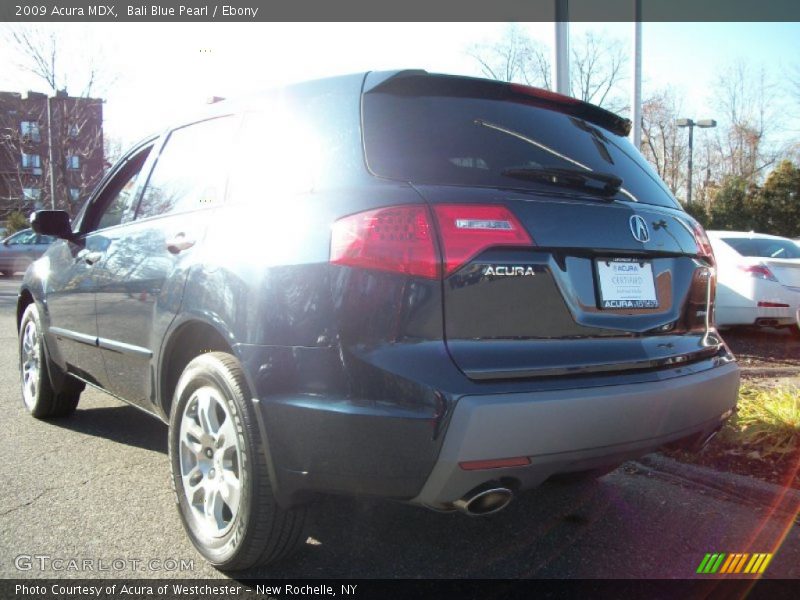 Bali Blue Pearl / Ebony 2009 Acura MDX