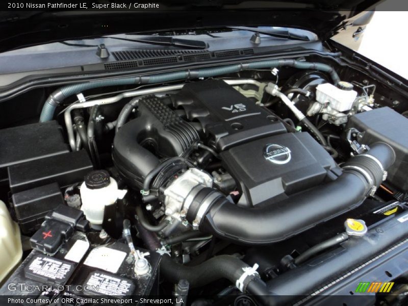 Super Black / Graphite 2010 Nissan Pathfinder LE