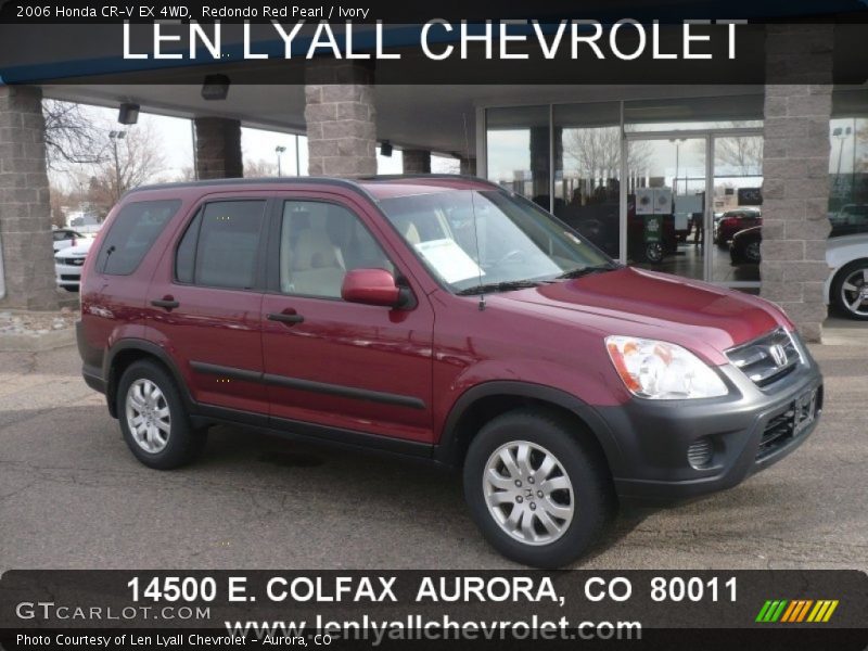 Redondo Red Pearl / Ivory 2006 Honda CR-V EX 4WD