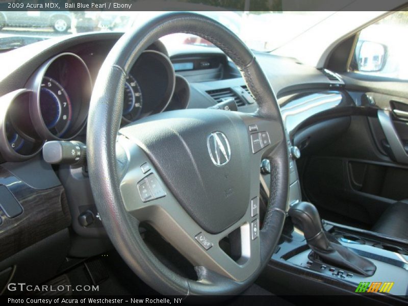 Bali Blue Pearl / Ebony 2009 Acura MDX