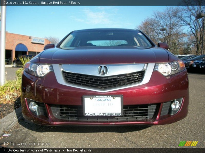Basque Red Pearl / Ebony 2010 Acura TSX Sedan