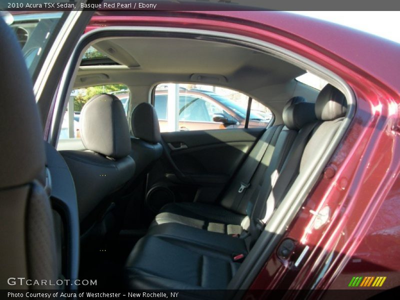 Basque Red Pearl / Ebony 2010 Acura TSX Sedan