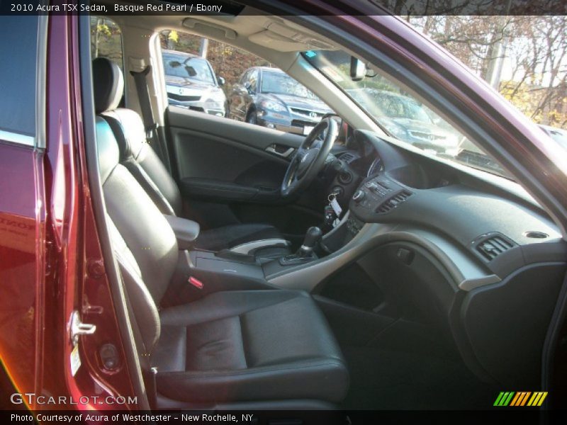 Basque Red Pearl / Ebony 2010 Acura TSX Sedan