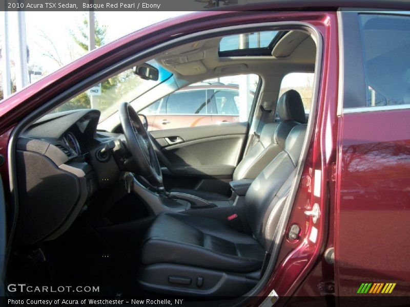 Basque Red Pearl / Ebony 2010 Acura TSX Sedan