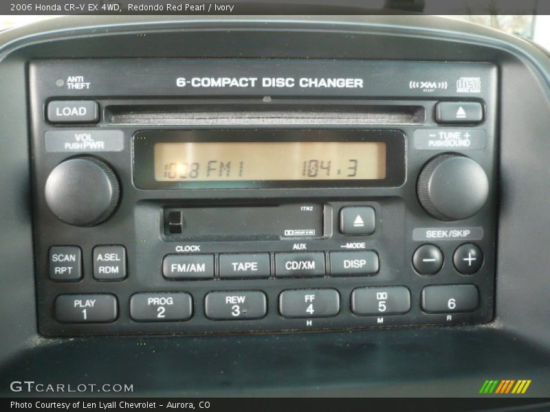 Audio System of 2006 CR-V EX 4WD