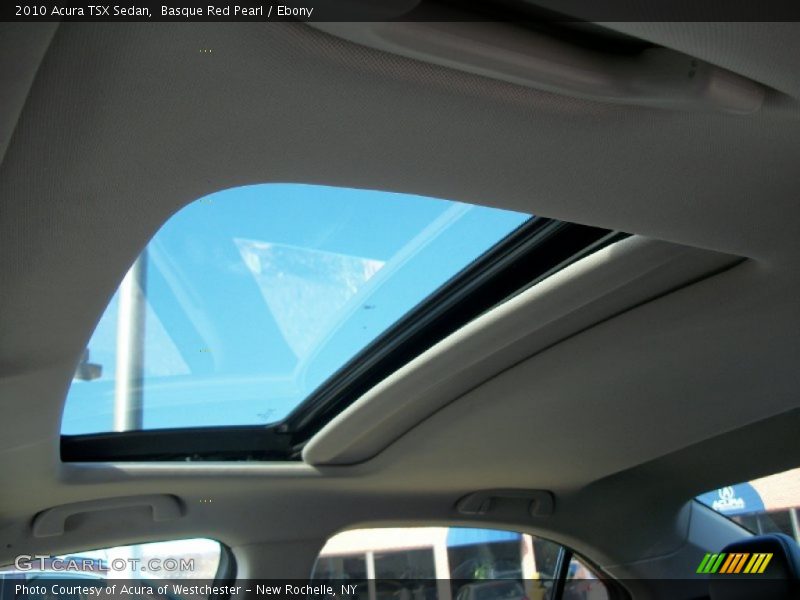 Basque Red Pearl / Ebony 2010 Acura TSX Sedan