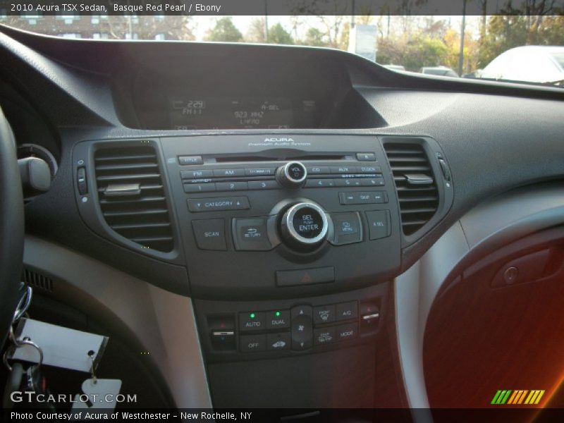 Basque Red Pearl / Ebony 2010 Acura TSX Sedan