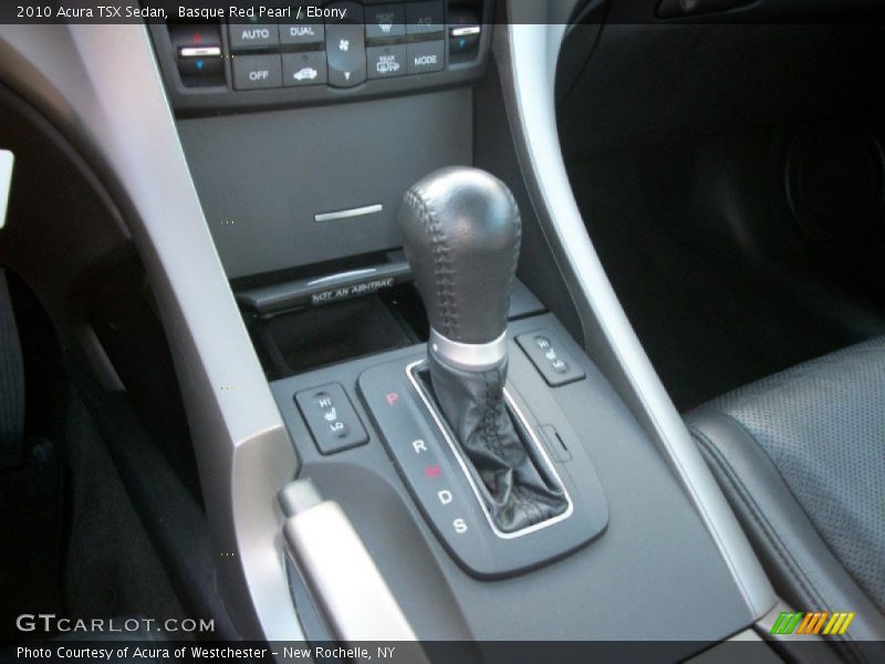 Basque Red Pearl / Ebony 2010 Acura TSX Sedan