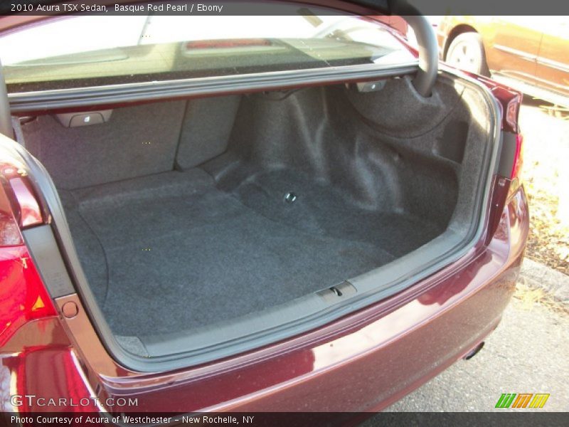 Basque Red Pearl / Ebony 2010 Acura TSX Sedan