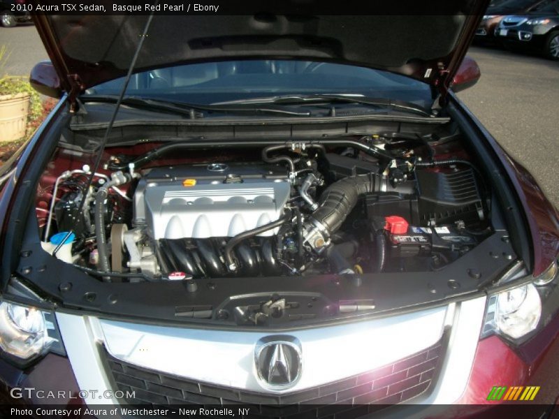 Basque Red Pearl / Ebony 2010 Acura TSX Sedan