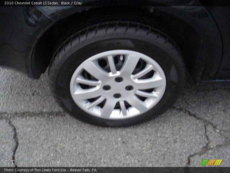 Black / Gray 2010 Chevrolet Cobalt LS Sedan