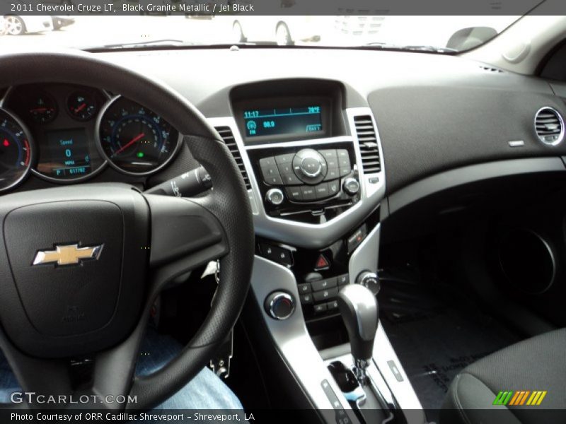 Black Granite Metallic / Jet Black 2011 Chevrolet Cruze LT