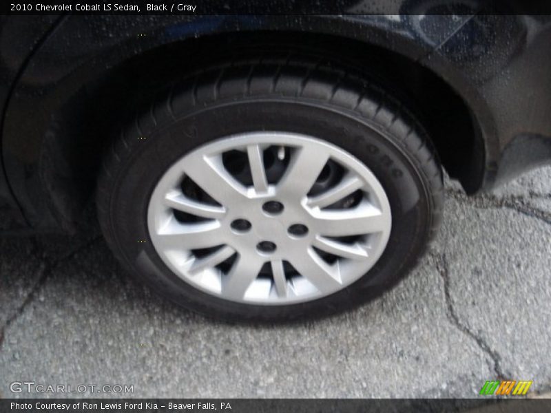 Black / Gray 2010 Chevrolet Cobalt LS Sedan