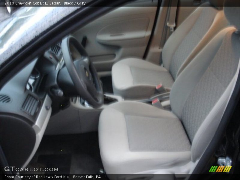 Black / Gray 2010 Chevrolet Cobalt LS Sedan