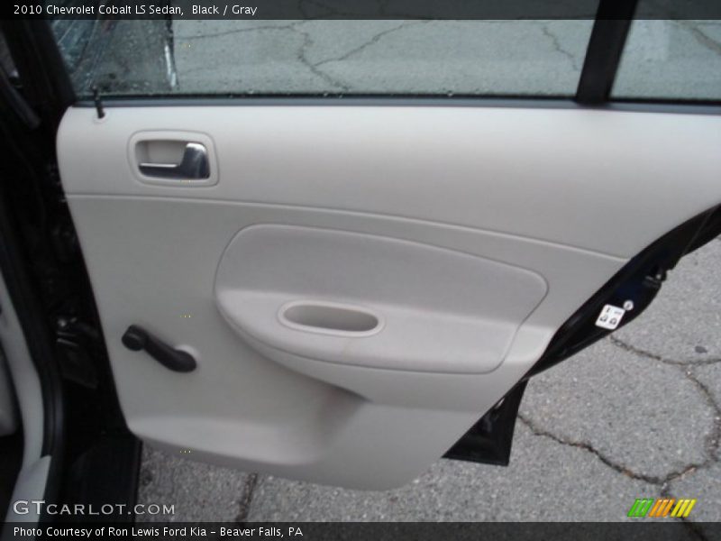 Black / Gray 2010 Chevrolet Cobalt LS Sedan