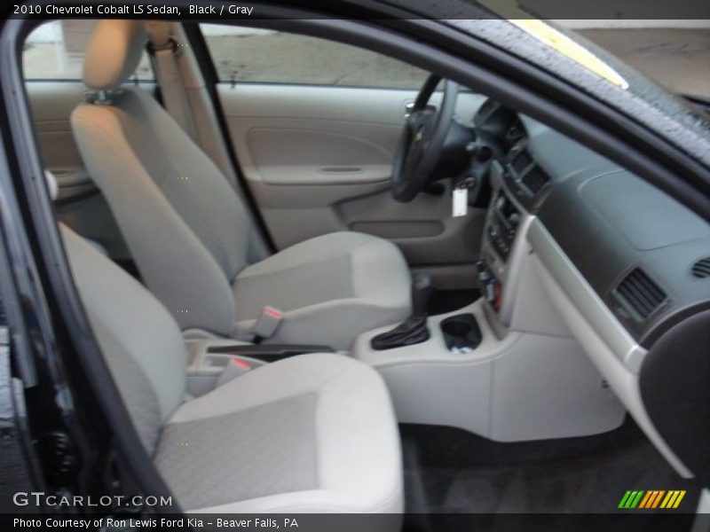 Black / Gray 2010 Chevrolet Cobalt LS Sedan