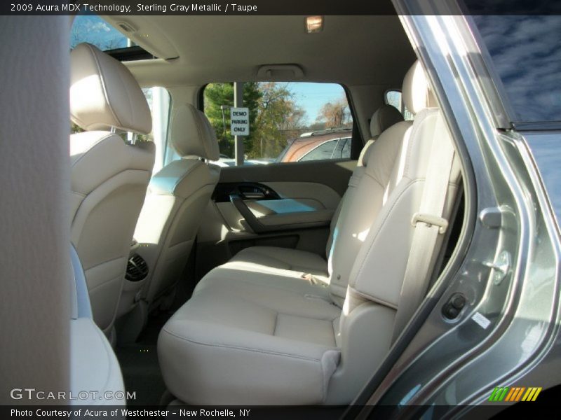 Sterling Gray Metallic / Taupe 2009 Acura MDX Technology