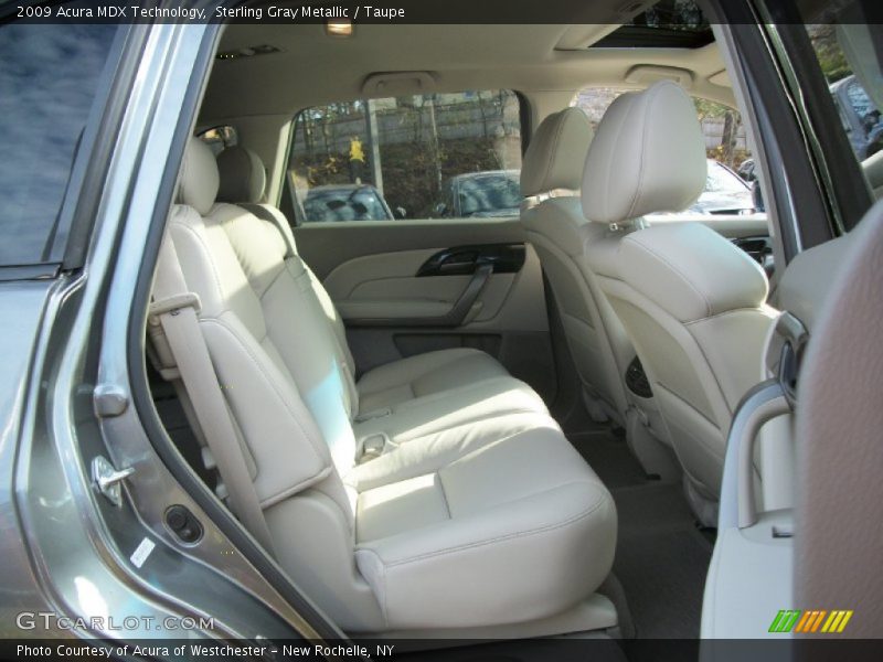 Sterling Gray Metallic / Taupe 2009 Acura MDX Technology