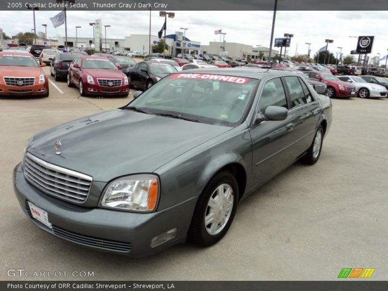 Thunder Gray / Dark Gray 2005 Cadillac DeVille Sedan