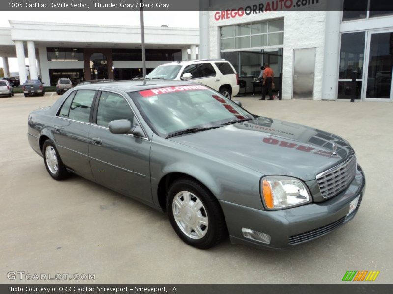 Thunder Gray / Dark Gray 2005 Cadillac DeVille Sedan
