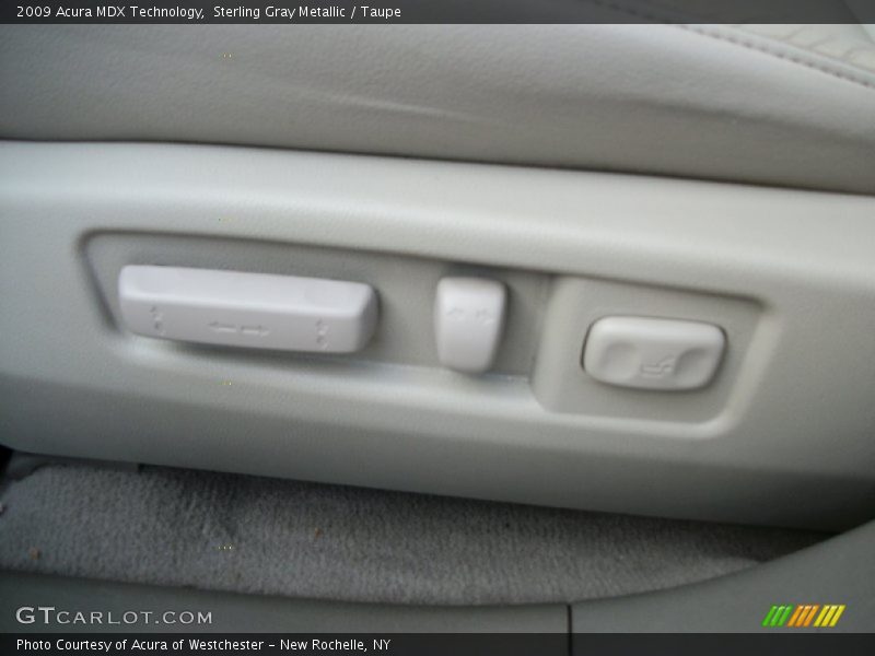Sterling Gray Metallic / Taupe 2009 Acura MDX Technology