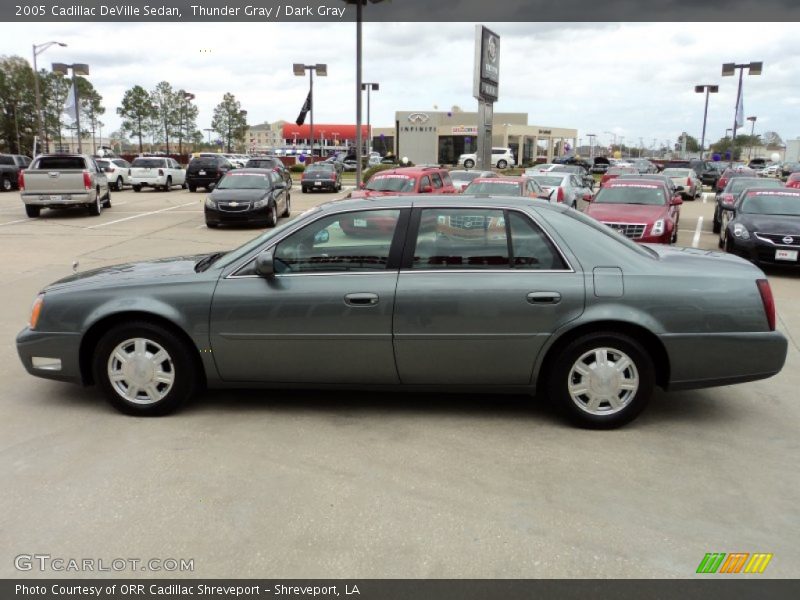 Thunder Gray / Dark Gray 2005 Cadillac DeVille Sedan