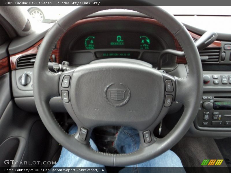 Thunder Gray / Dark Gray 2005 Cadillac DeVille Sedan