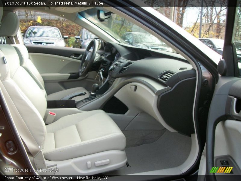 Polished Metal Metallic / Taupe 2010 Acura TSX Sedan