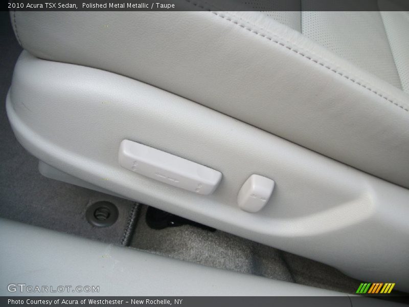 Polished Metal Metallic / Taupe 2010 Acura TSX Sedan