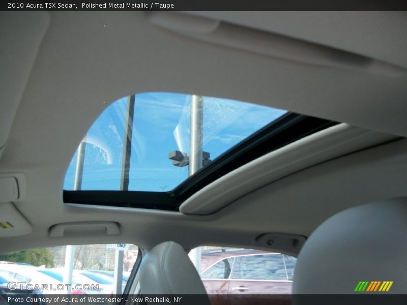 Polished Metal Metallic / Taupe 2010 Acura TSX Sedan