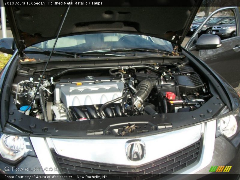 Polished Metal Metallic / Taupe 2010 Acura TSX Sedan