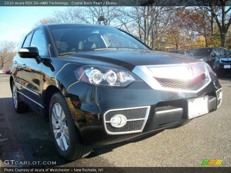 Crystal Black Pearl / Ebony 2010 Acura RDX SH-AWD Technology