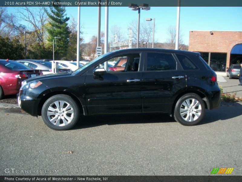 Crystal Black Pearl / Ebony 2010 Acura RDX SH-AWD Technology