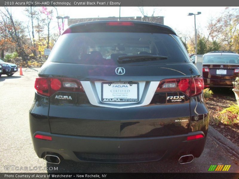 Crystal Black Pearl / Ebony 2010 Acura RDX SH-AWD Technology