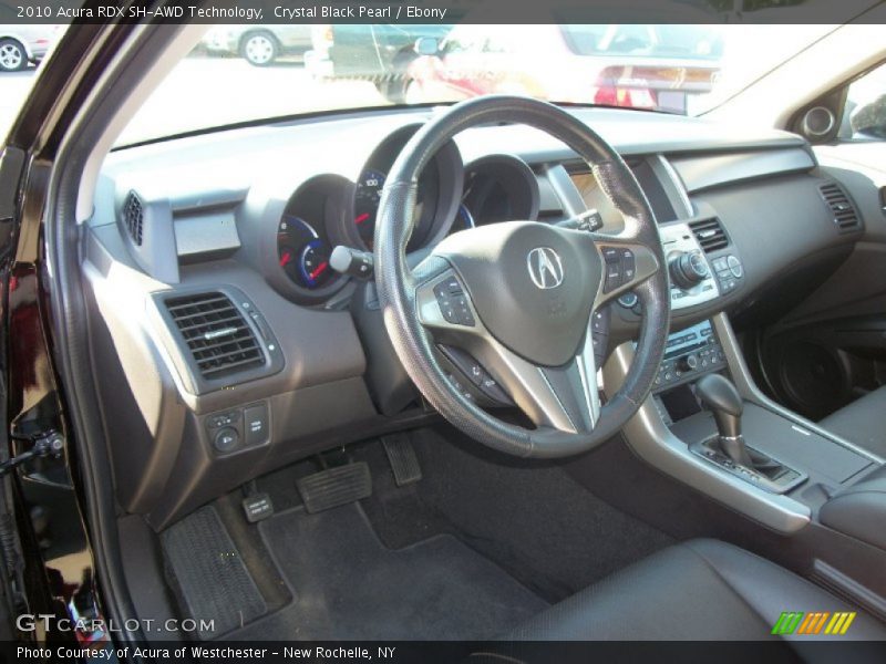 Crystal Black Pearl / Ebony 2010 Acura RDX SH-AWD Technology
