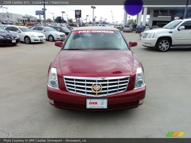 Crystal Red / Shale/Cocoa 2008 Cadillac DTS
