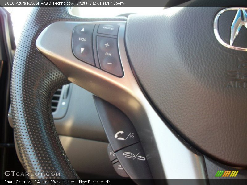 Crystal Black Pearl / Ebony 2010 Acura RDX SH-AWD Technology
