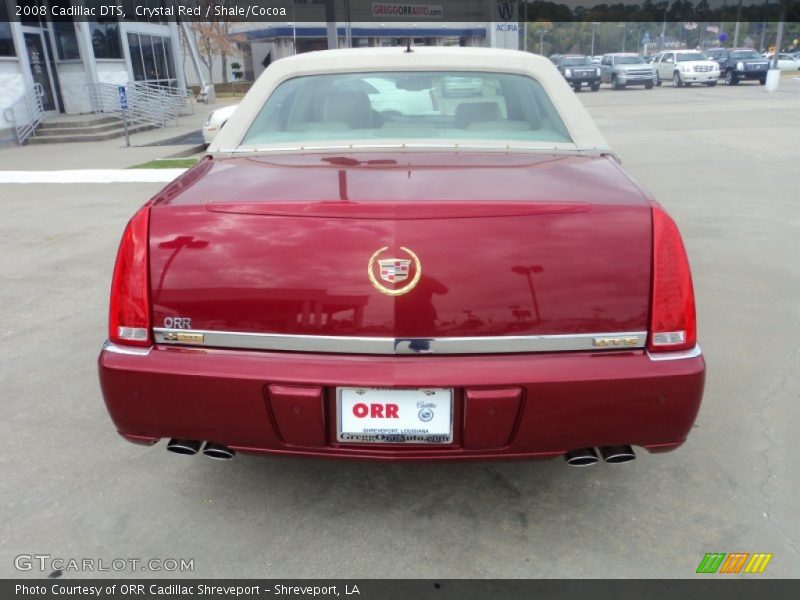 Crystal Red / Shale/Cocoa 2008 Cadillac DTS