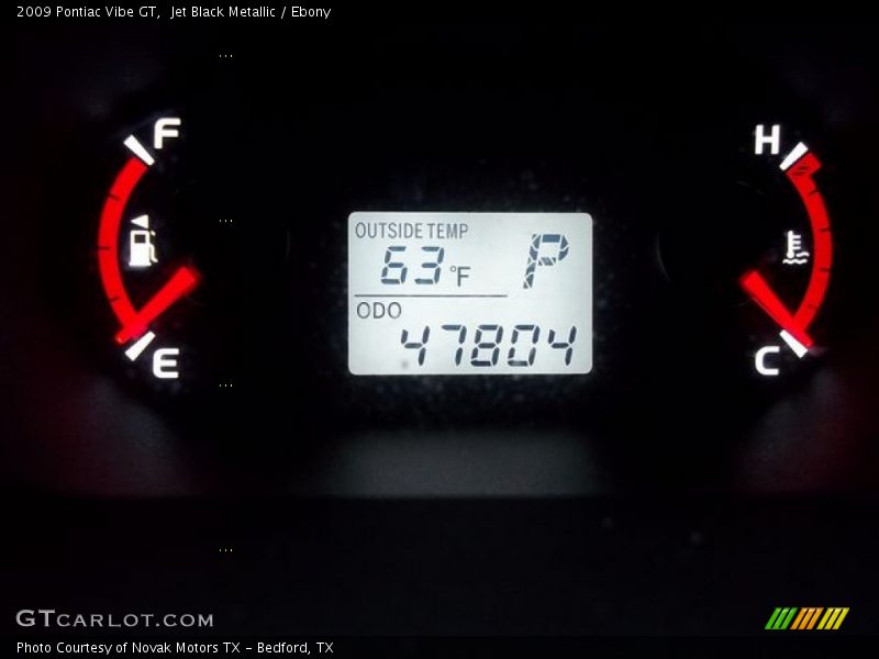 Jet Black Metallic / Ebony 2009 Pontiac Vibe GT