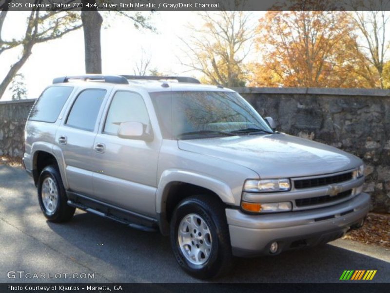 Silver Birch Metallic / Gray/Dark Charcoal 2005 Chevrolet Tahoe Z71 4x4