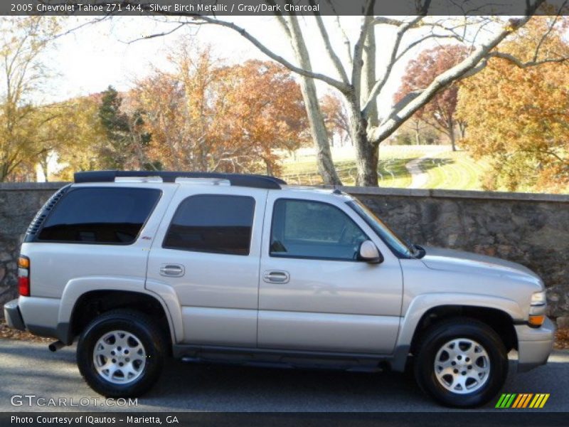 Silver Birch Metallic / Gray/Dark Charcoal 2005 Chevrolet Tahoe Z71 4x4